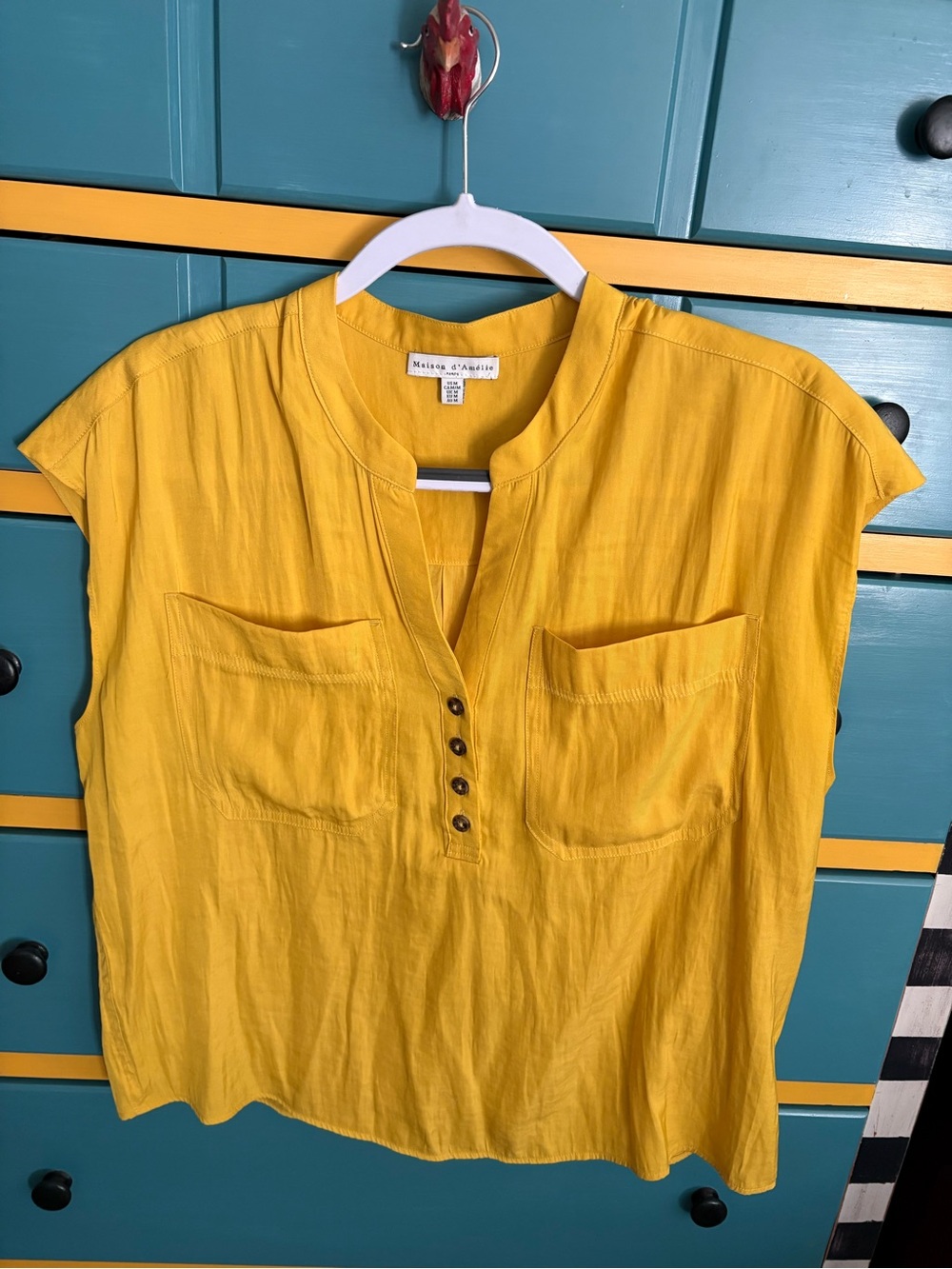 Madison d’ Amelie golden yellow blouse medium * Snazzy!